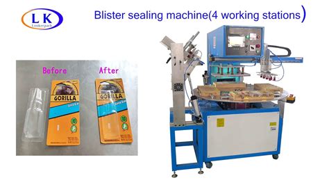 Automatic Blister Paper Card Hot Sealing Machine Youtube