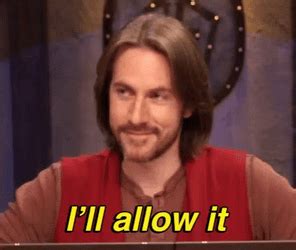 Matthew Mercer I'll Allow It GIF | GIFDB.com