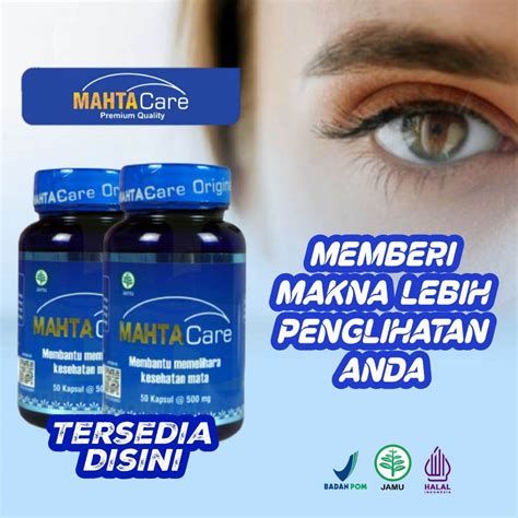 Jual Obat Mata Minus Mahtacare Kapsul Original Dan Bpom Obat Sakit Mata