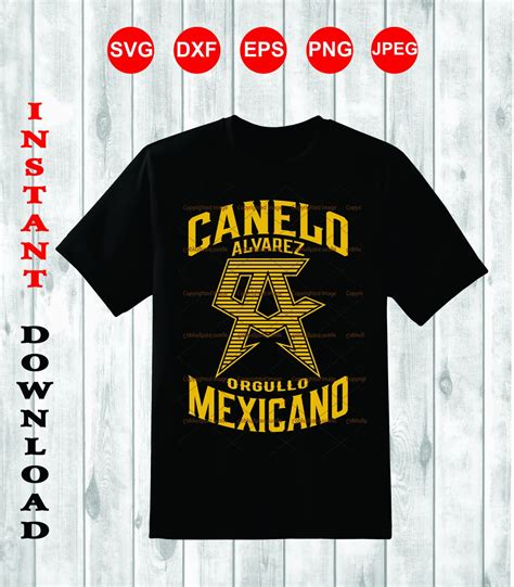 Canelo Alvarez Orgullo Mexicano Svg Cutting Files Png Clipart Eps