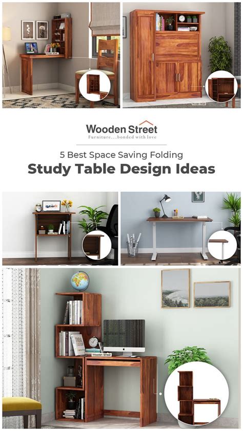 Best Space Saving Folding Study Table Design Ideas Woodenstreet