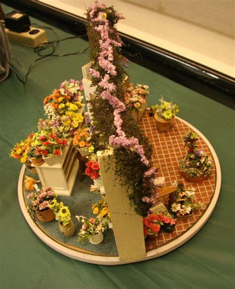 Make Miniature Plants And Flowers For Dolls House And Model Scenes