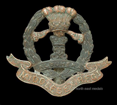 Middlesex Regiment Cap Badge British Badges And Medals