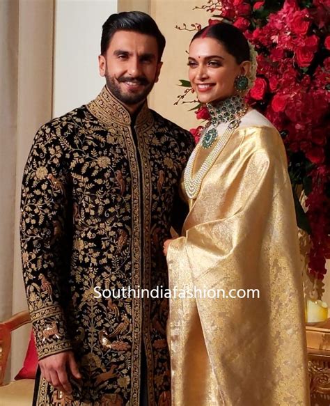 Ranveer and Deepika Padukone at their Bengaluru Wedding Reception ...