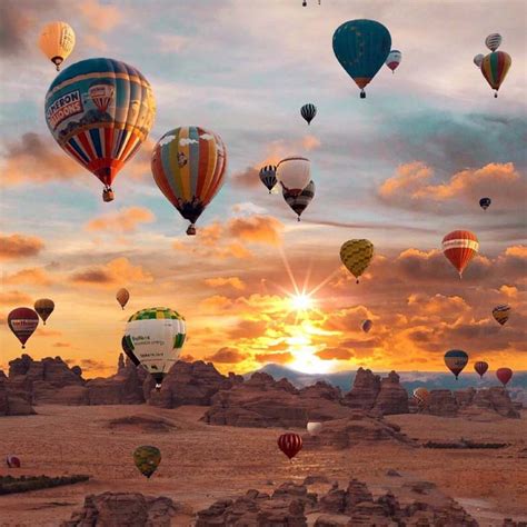 Hot Air Balloon Tour Al Ula Things To Do In Al Ula