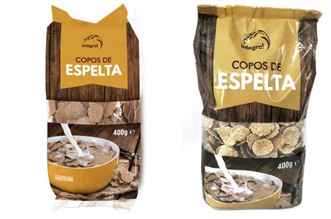 Packaging Copos Espelta Mercadona Dobleessa