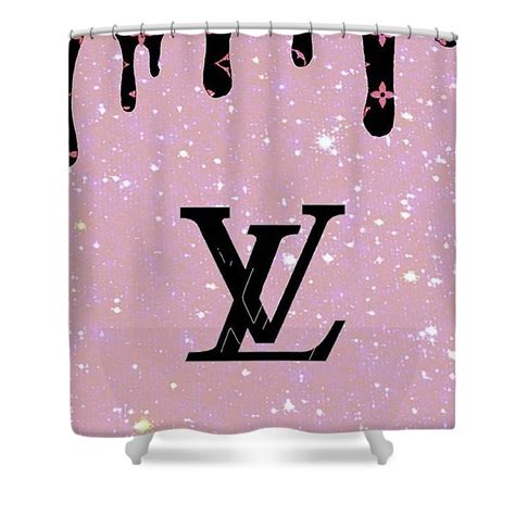 Louis Vuitton Pink Shower Curtain My Luxurious Home