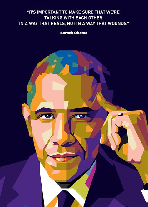 Barack Obama Poster Picture Metal Print Paint By Erick Sato Displate