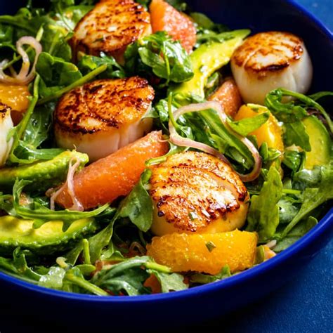 Seared Scallops With Citrus And Avocado Salad America S Test Kitchen