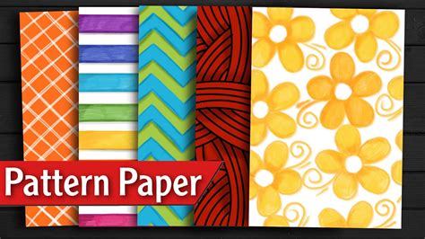 How To Make Patterned Papers At Home Create Your Own Pattern Papers