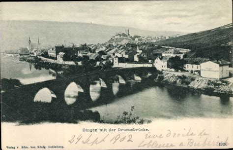 Ansichtskarte Postkarte Bingen Am Rhein Gesamtansicht Akpool De