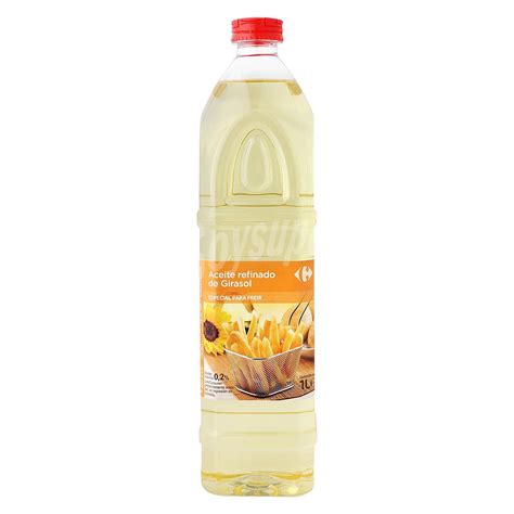 Carrefour Aceite Refinado De Girasol Especial Para Freír Carrefour 1 L