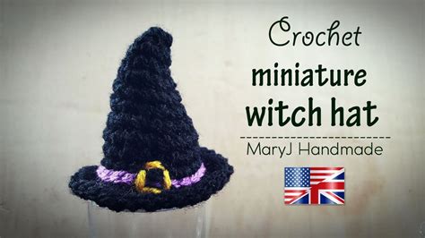 Crochet Tutorial Miniature Witch Hat Youtube