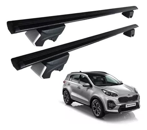 Rack Travessa Teto Eqmax Beta Preto Nova Sportage A