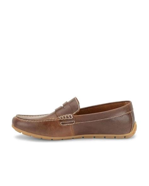 Born Andes Penny Loafer In Brown For Men Lyst