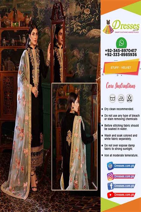 Zainab Chottani Velvet Collection 2024 Pakistani Dresses Marketplace