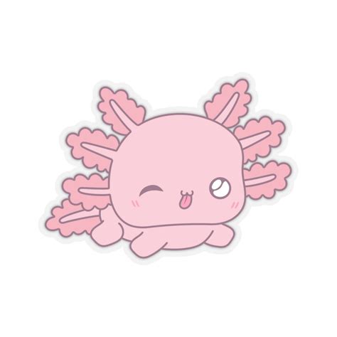 Axolotl Charm Stickers Gift Axolotl Cuteness Quencher Sticker Splash Of