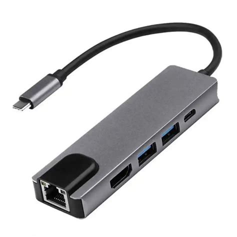 Adaptateur Type C Vers Hdmi Double Port Usb Hub 30 Port Type C