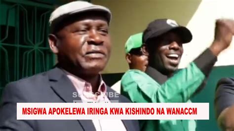 Mchungaji Msigwa Akaribishwa Kwa Kishindo Iringa Baada Ya Kuhamia Ccm