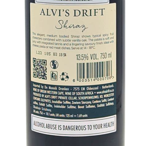 Alvi S Drift Signature Shiraz South African Wines