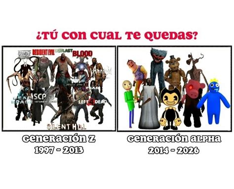 Generaciones Del Terror Eliges Con Tus Propios Argumentos Meme By