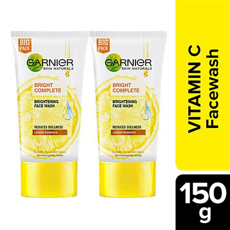 Buy Garnier Bright Complete Vitamin C Facewash Reduces Dullness