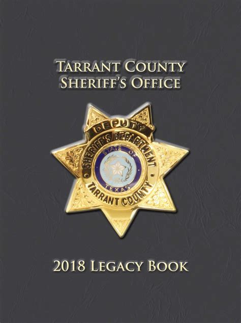 Tarrant County Sheriff’s Office 2019 Legacy Book - Acclaim Press