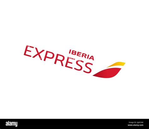 Iberia Express, rotated logo, white background B Stock Photo - Alamy