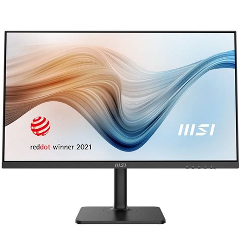 Msi Modern Md P Hz Ms Hdmi Usb C Ips Fhd Anti Glare Pivot