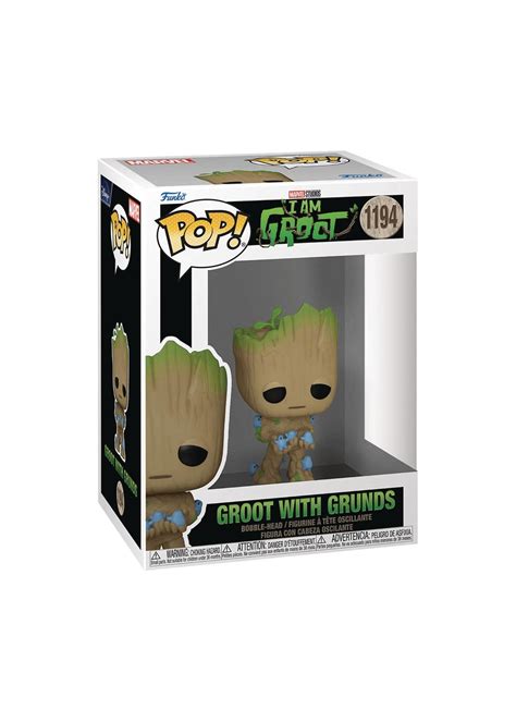 Pop Marvel I Am Groot Groot Pjs W Grunds Vinyl Fig Rolling Tales