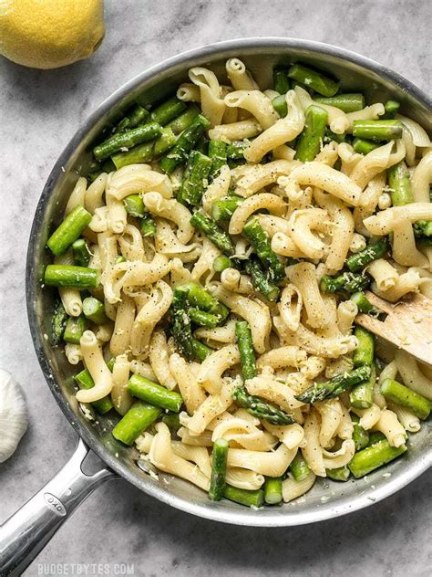 Lemon Garlic Asparagus Pasta Budget Bytes