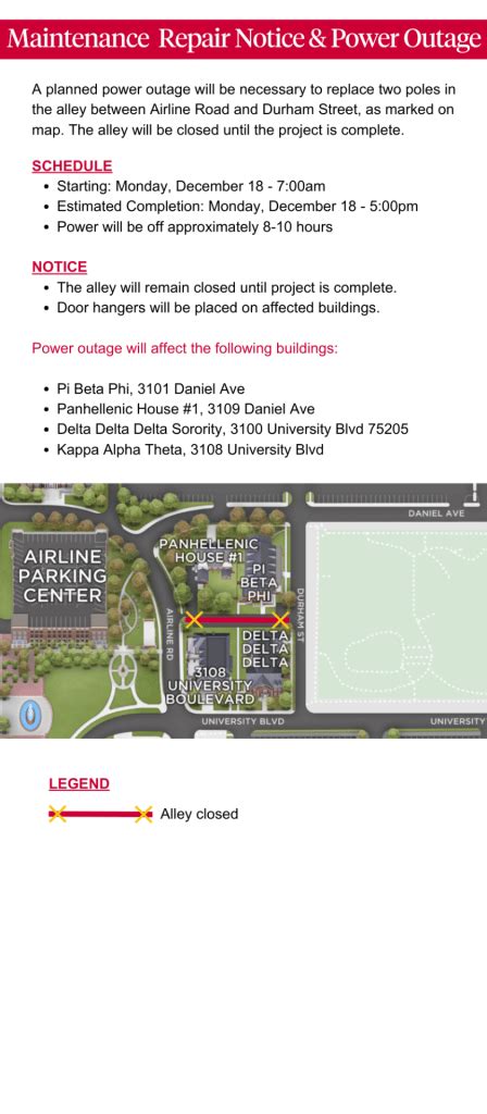 Planned Power Outage Facilities News And Information