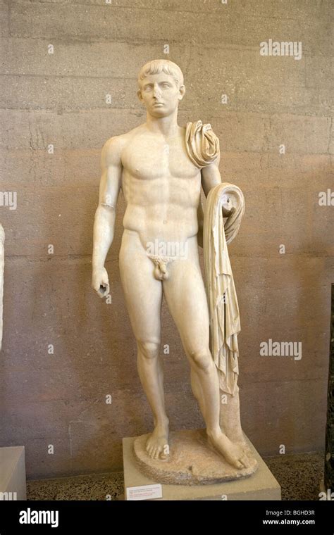 Statue of Gaius Caesar the grandson of Emperor Augustus 20BC-4AD from ...