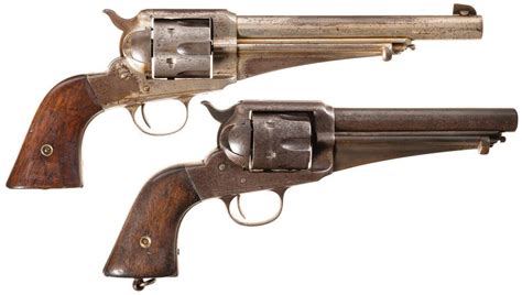 Two Remington Model 1875 Single Action Army Revolvers A Remington