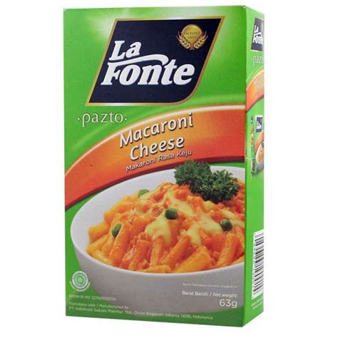 Jual La Fonte Pronto Macaroni Cheese 63 Gr Di Seller Toko Serba Murah