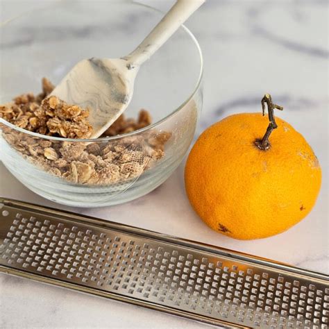 Optional Topping Ingredient Orange Zest Use A Microplane Zest Tool