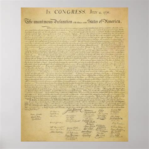 Declaration Of Independence Printable Pdf