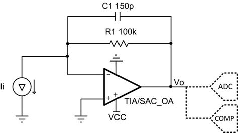 CIRCUIT0020 Transimpedance Amplifier Circuit | TI.com