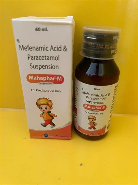 Mefenamic Acid Mg Paracetamol Mg Suspension At Rs Bottle