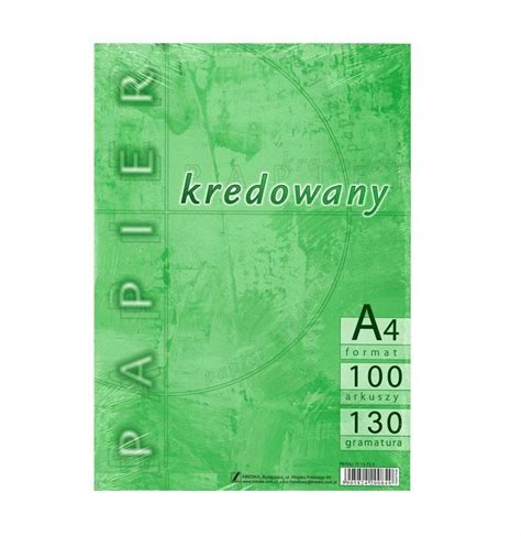 Papier Kredowy Kredowany A G M Ark Krepw G Cena Opinie