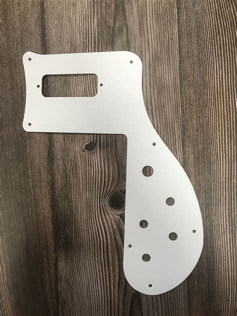 White Acrylic Pickguard For Rickenbacker Bass 4003