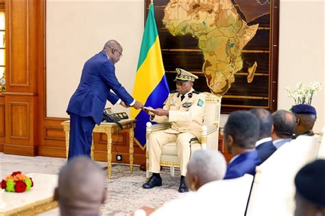 Audience du président de la Transition le Chef de lEtat le Général