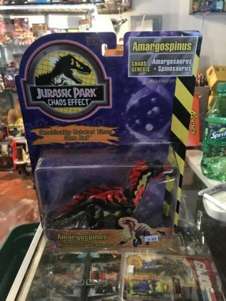 A 11 Kenner Jurassic Park Chaos Effect Amargospinus Dinosaur Jp 58 Figure Moc For Sale Online Ebay