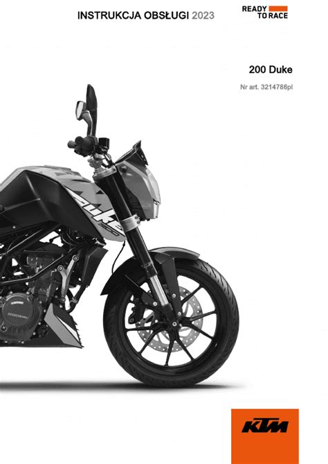 Ktm Duke Instrukcja Obs Ugi Pdf Manual Pages