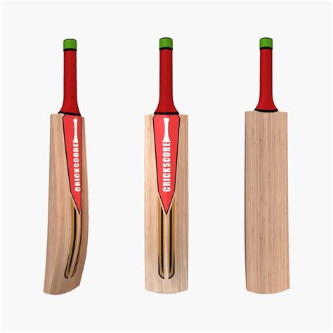 Cricket Bat 3D Model