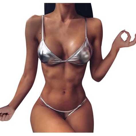 Conjunto De Bikini Bandage Para Mujer Traje De Ba O Brasile O De