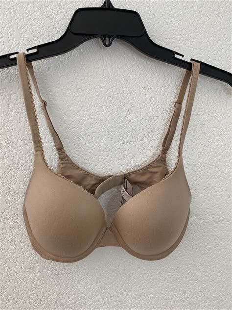 Victorias Secret 32c Nude Bra Perfect Shape Padded U… Gem