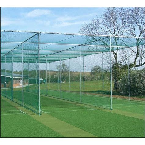 Green White HDPE Cricket Practice Safety Net At Rs 18 Square Feet In