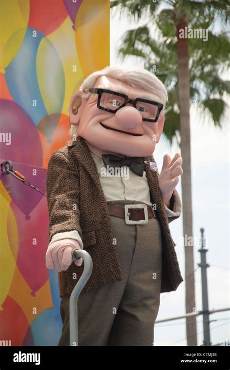 carl from up in the disney pixar countdown to fun parade in walt disney ...