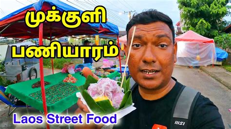 கழககடட மககள Laos Street Food Review Vang Vieng Night